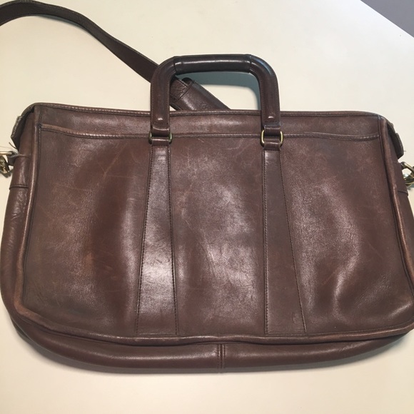 Coach Handbags - Coach Embassy Brief Vintage Leather Bag Brown